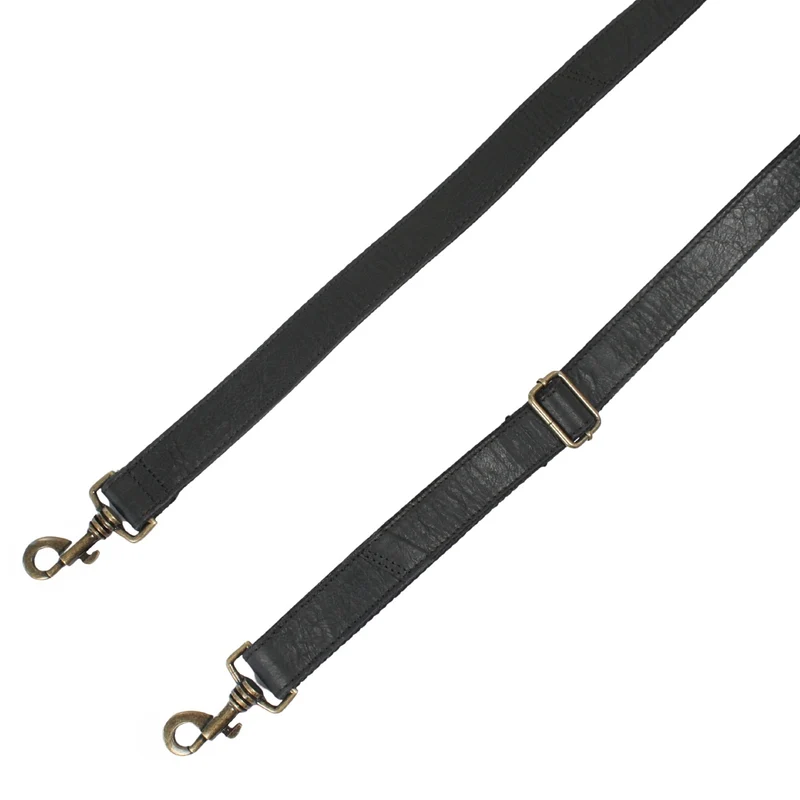 Trageriemen Gurt Schulterriemen Leder schwarz 150cm LEC-R5