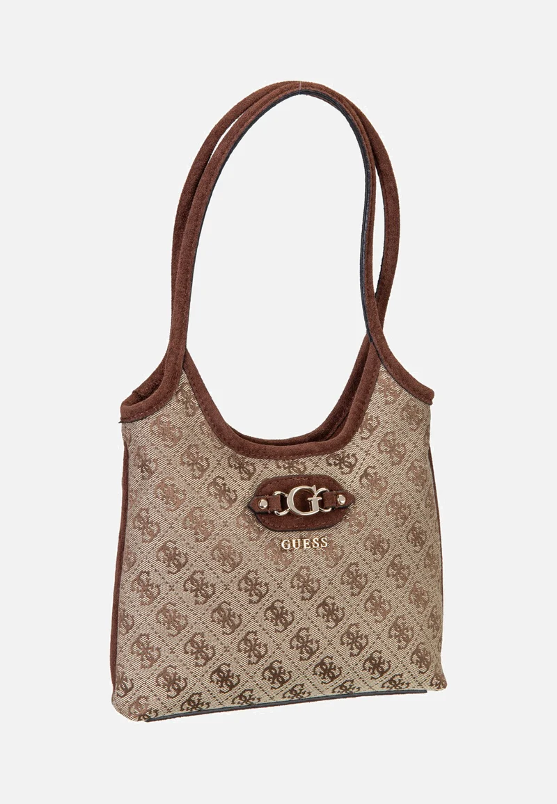 Samantha Mini 13750 Latte Logo/Brown - Schultertasche