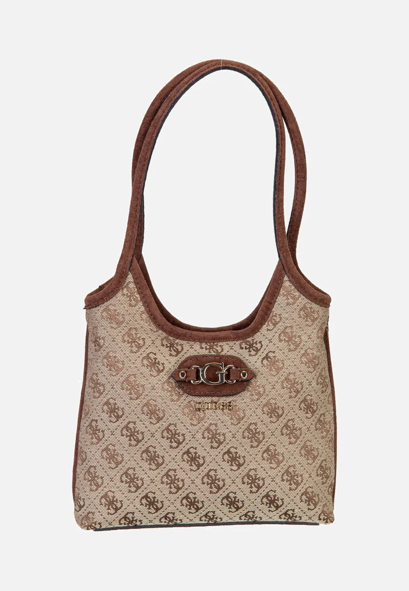 Samantha Mini 13750 Latte Logo/Brown - Schultertasche