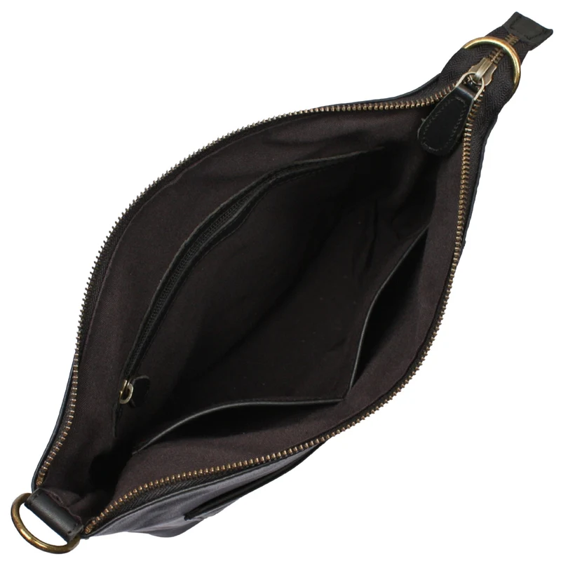 mittlere Umhängetasche Schultertasche Damentasche Ledertasche Leder schwarz LE0080