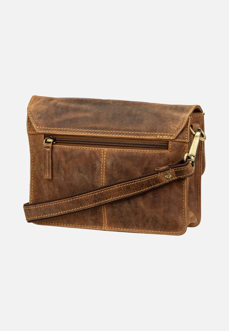 Vintage Umhängetasche 1440 Sattelbraun - Crossbody Bag