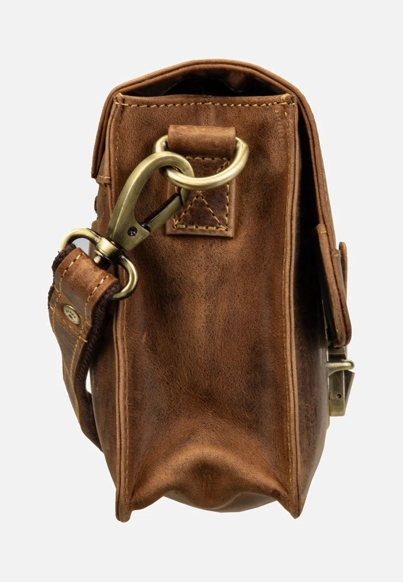 Vintage Umhängetasche 1440 Sattelbraun - Crossbody Bag