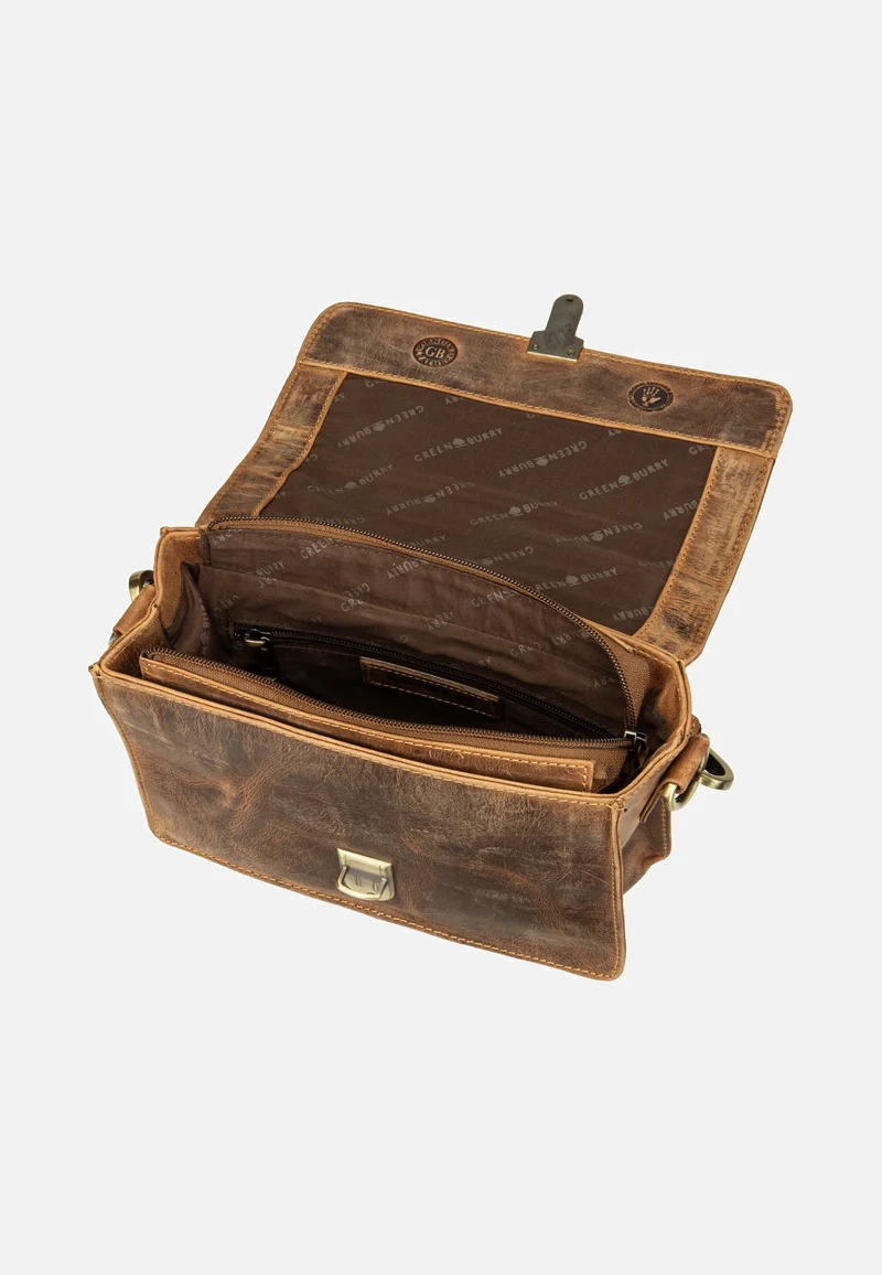 Vintage Umhängetasche 1440 Sattelbraun - Crossbody Bag