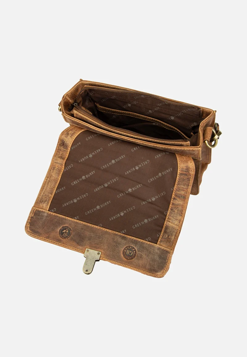 Vintage Umhängetasche 1440 Sattelbraun - Crossbody Bag