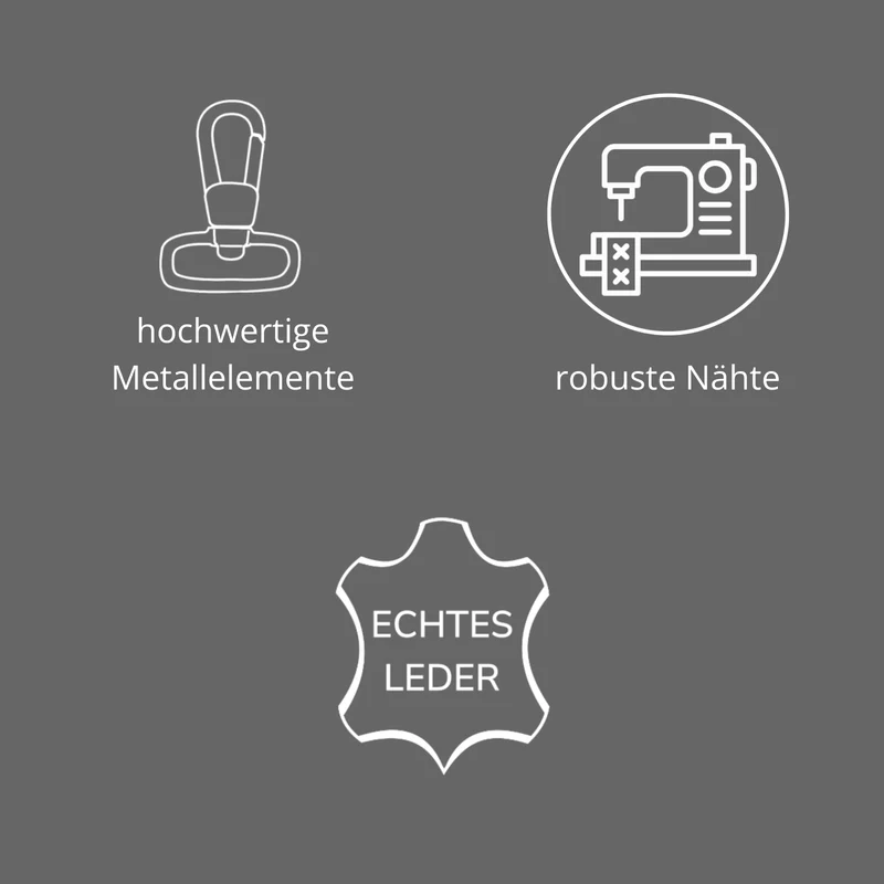 Trageriemen Gurt Schulterriemen Leder vintage-braun 150cm LEC-R5