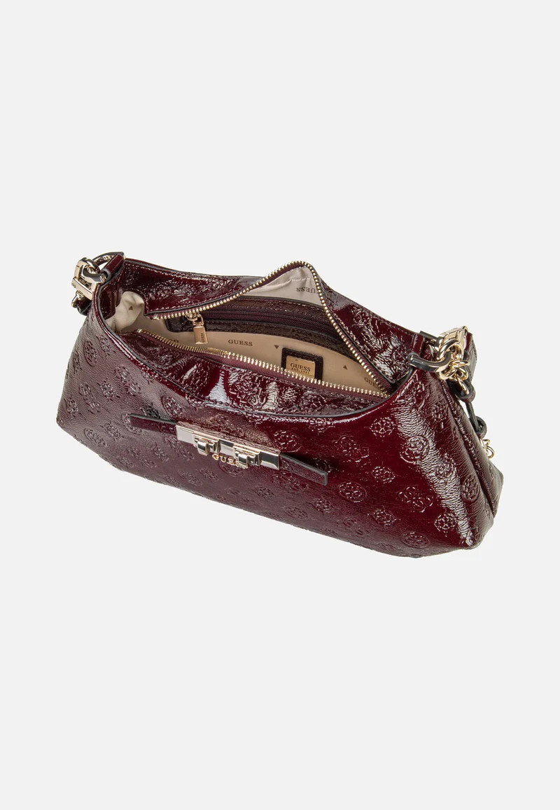 Carmella Shoulder 25180 Burgundy Logo - Schultertasche