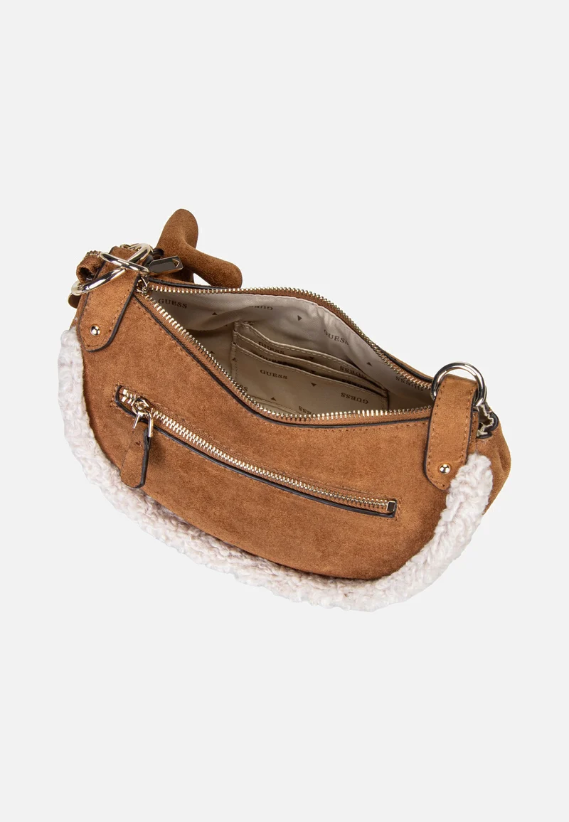 Katie Convertible Suede 53180 Cognac - Schultertasche