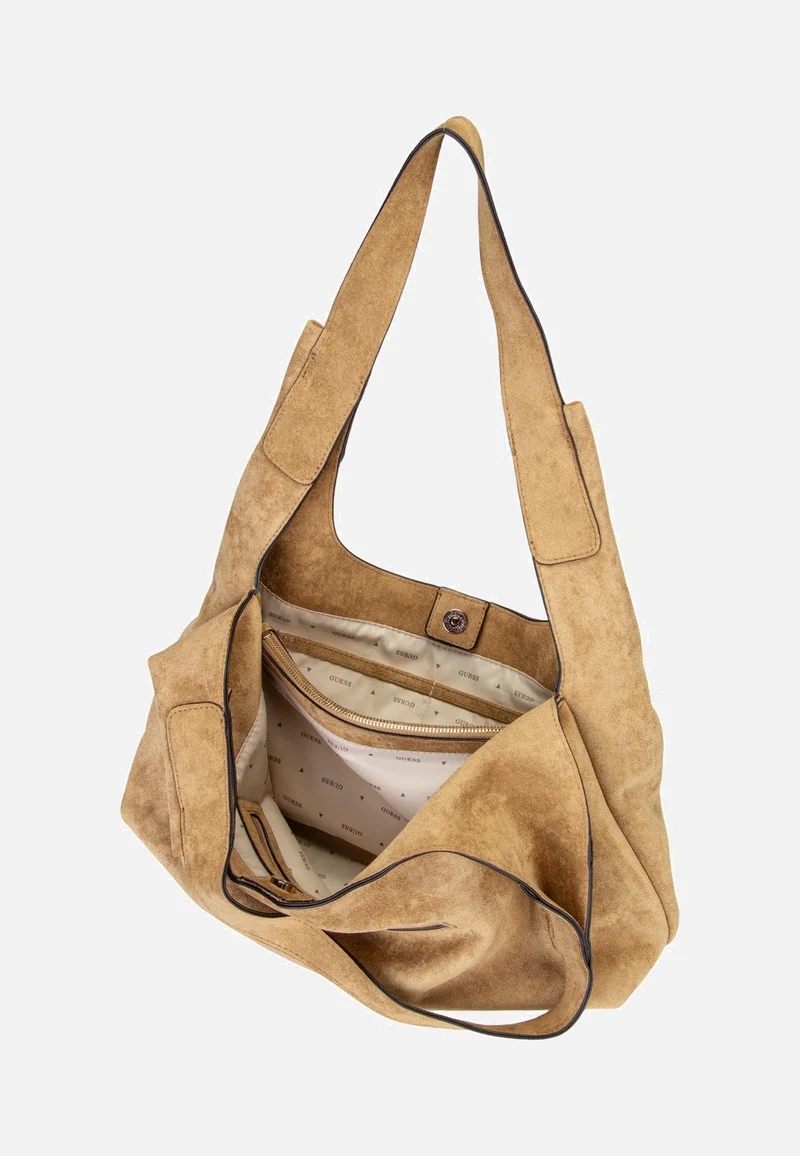 Sunset Suede 14020 Tan - Hobo Bag