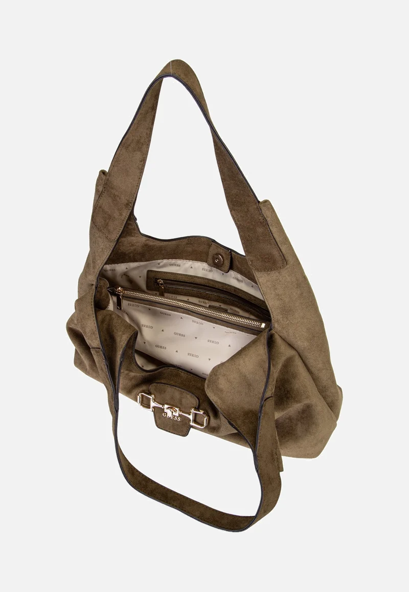 Sunset Suede 14020 Olive - Hobo Bag