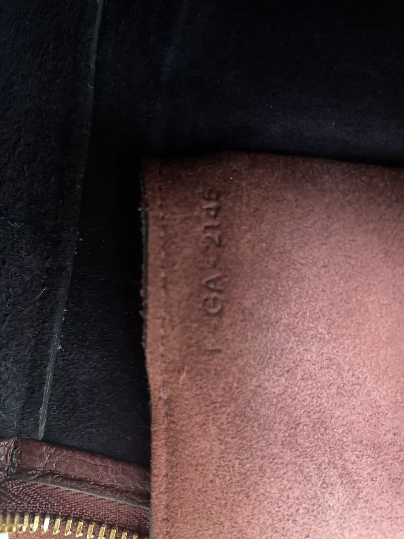 Celine Bi-Color Mini Belt Bag in Burgundy and Dark Brown Flap 2019