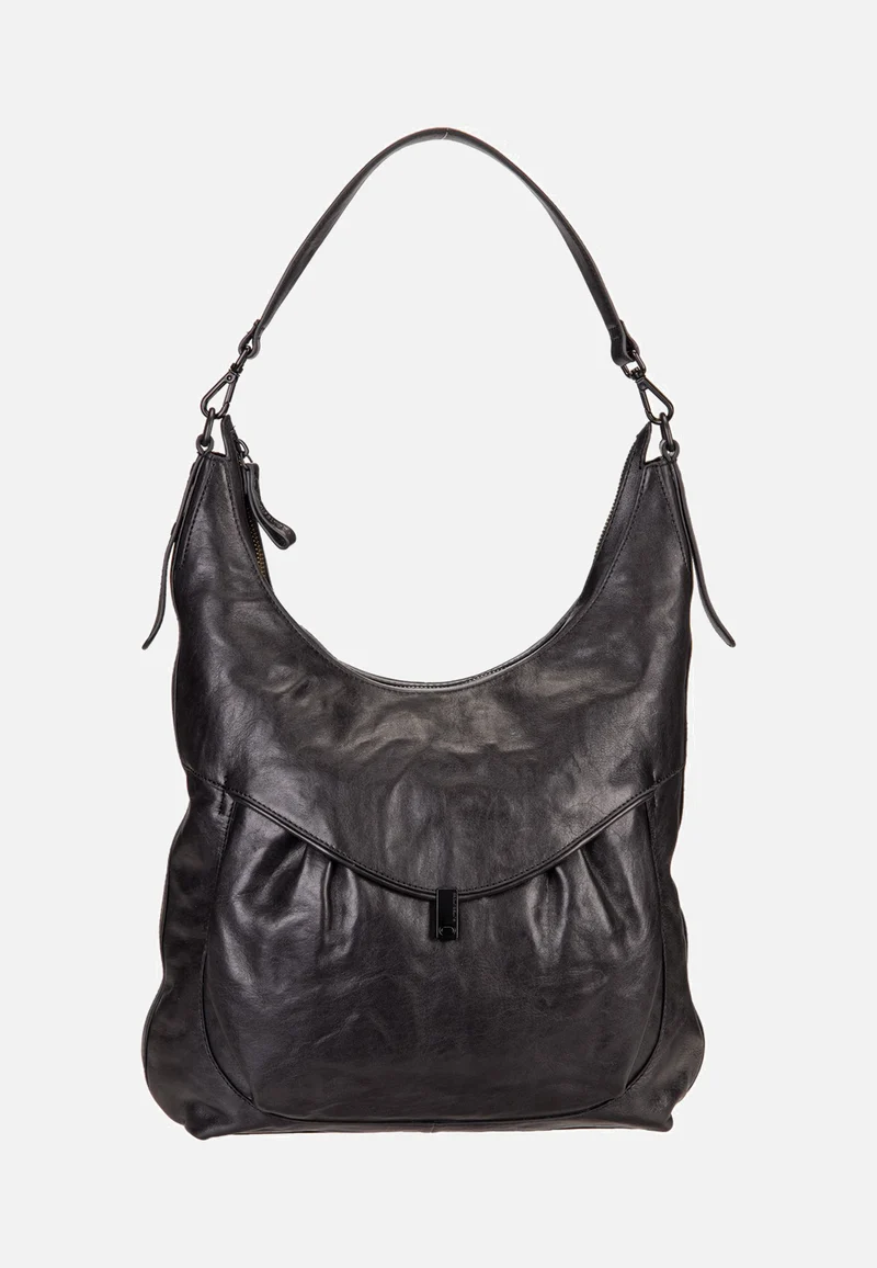 Mrs. Banoffee Pie Black Smoke - Hobo Bag