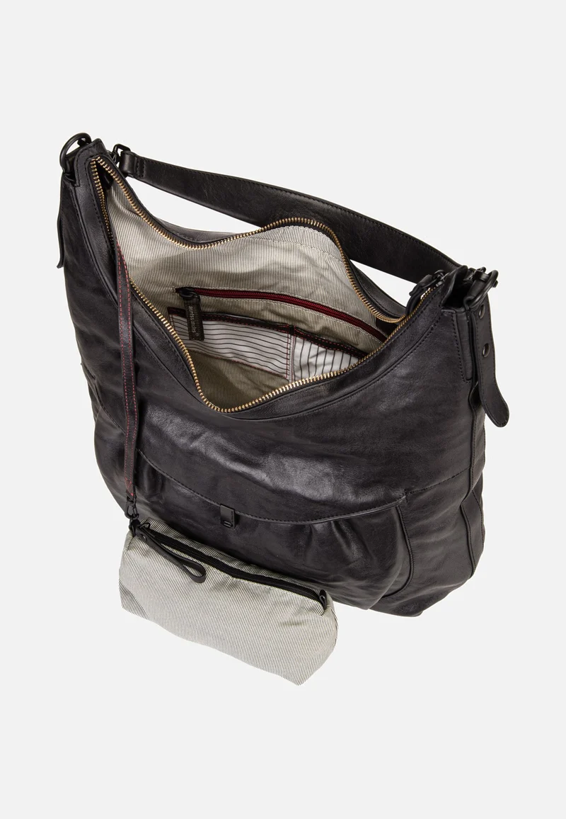 Mrs. Banoffee Pie Black Smoke - Hobo Bag