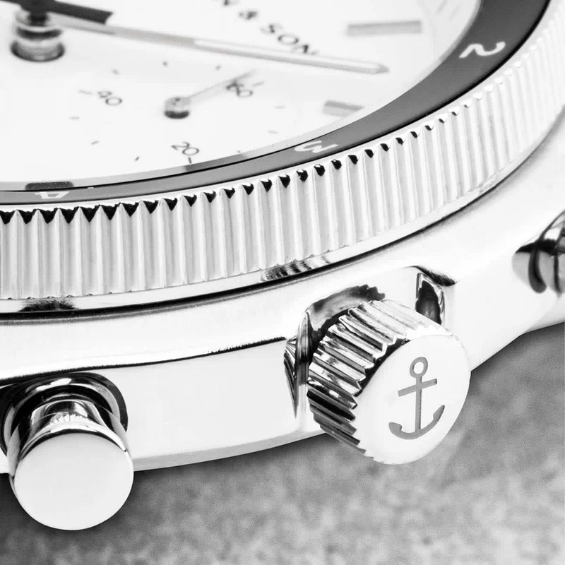 Kapten & Son Uhr Rise Steel 43Mm Silber