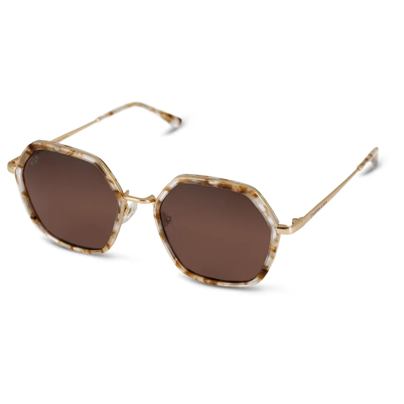 Kapten & Son Sonnenbrille Amsterdam Edge Toffee Tortoise Brown