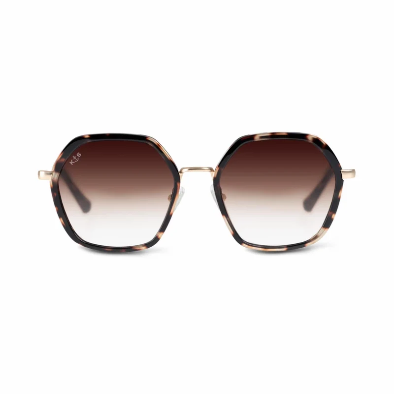 Kapten & Son Sonnenbrille Amsterdam Edge Umber Tortoise Brown