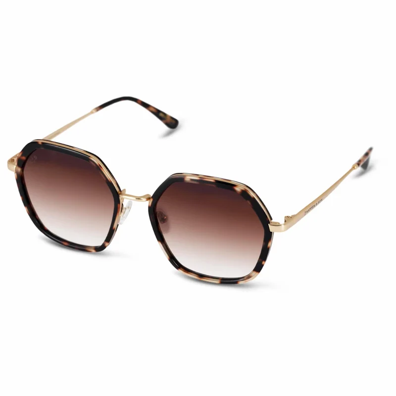 Kapten & Son Sonnenbrille Amsterdam Edge Umber Tortoise Brown