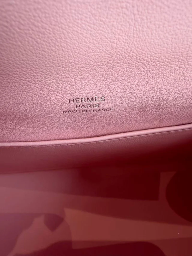 Hermes Swift Kelly Pochette Clutch Rose Sakura 2025