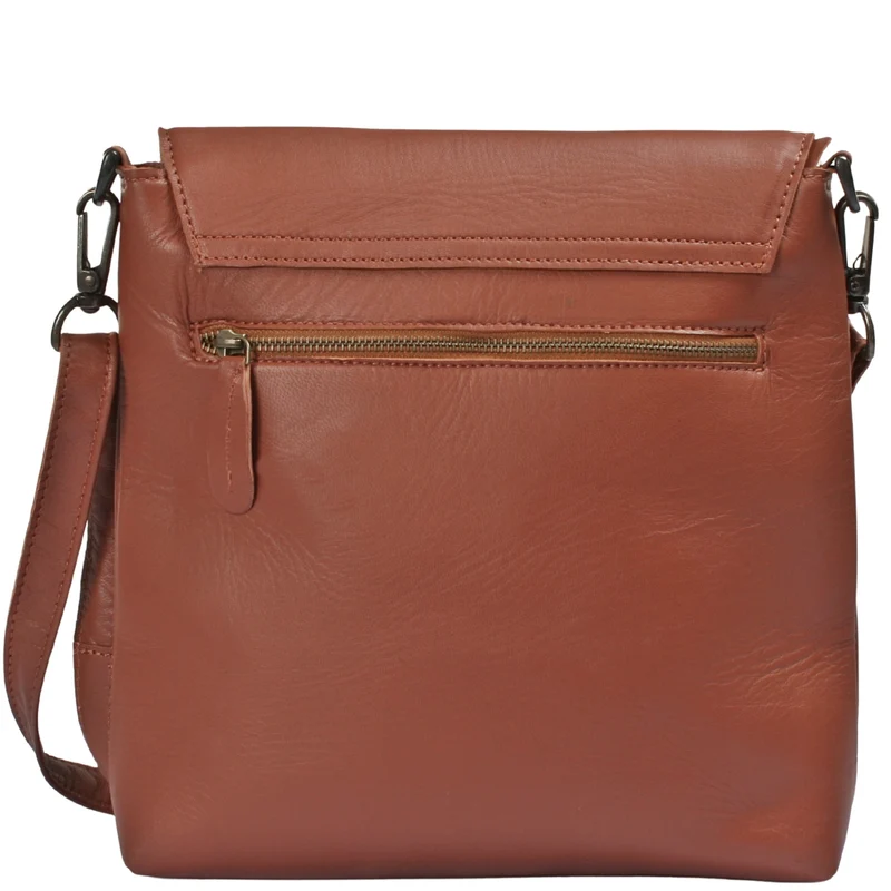 Umhängetasche Ledertasche Schultertasche Leder hellbraun LE3027