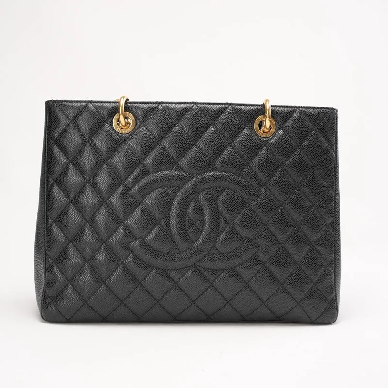 Chanel Grand Shopping Tote GST Tasche in Caviar Black 2013
