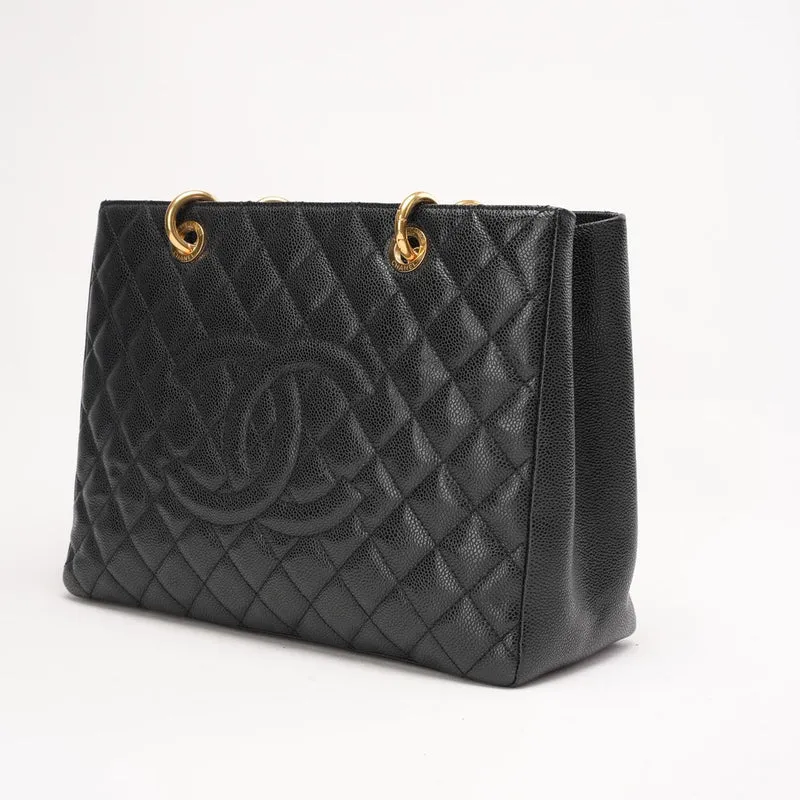 Chanel Grand Shopping Tote GST Tasche in Caviar Black 2013