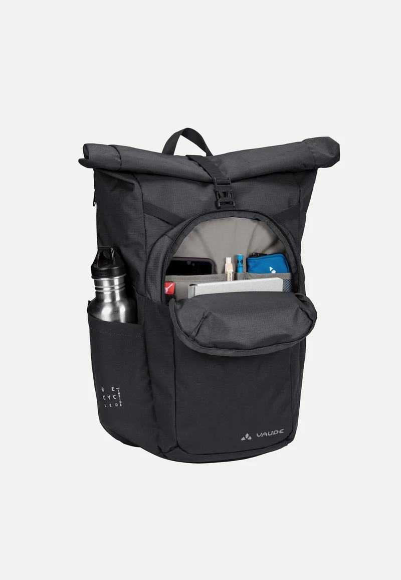 Okab II Black - Rolltop Rucksack