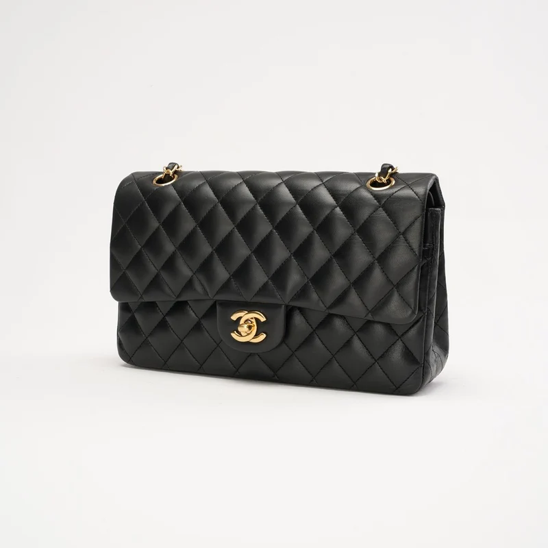 Chanel Timeless Vintage Medium Double Flap Lamb 2006
