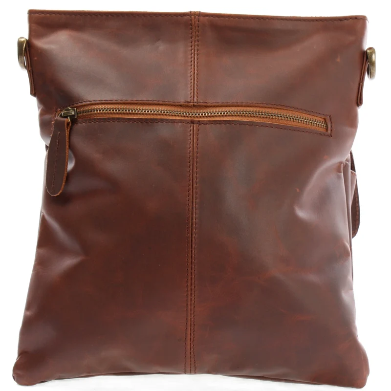 Umhängetasche Schultertasche Ledertasche Leder braun LE3084