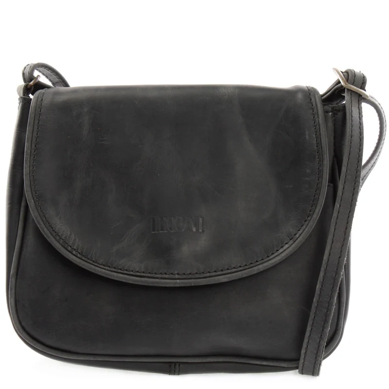 kleine Damentasche Umhängetasche Ledertasche Leder grau LE3047