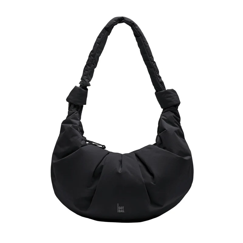Got Bag PLEAT Moon Bag Large Black