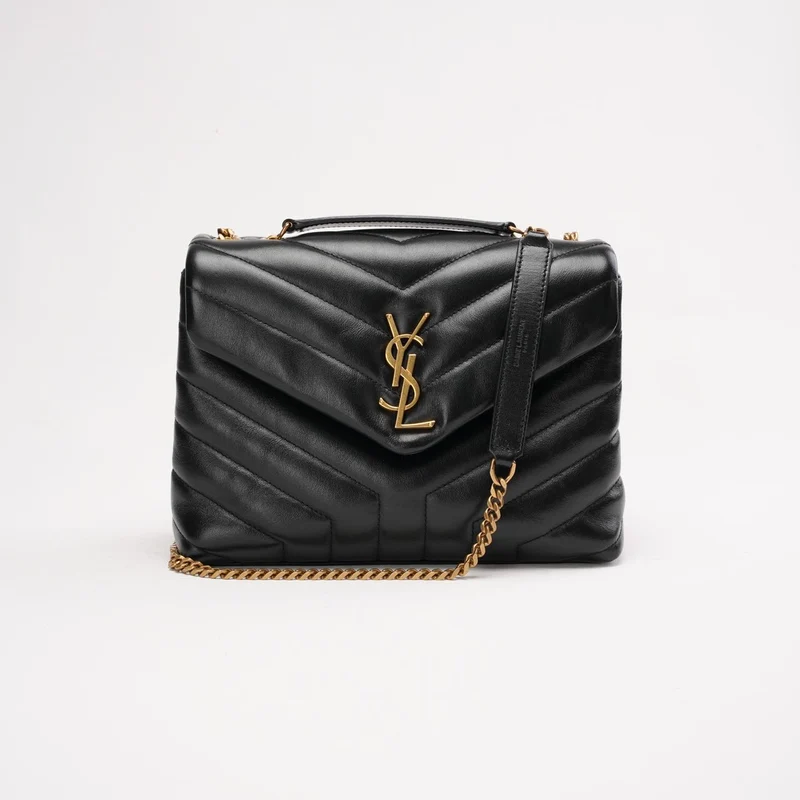 Saint Laurent LouLou Small Leather Black 2018