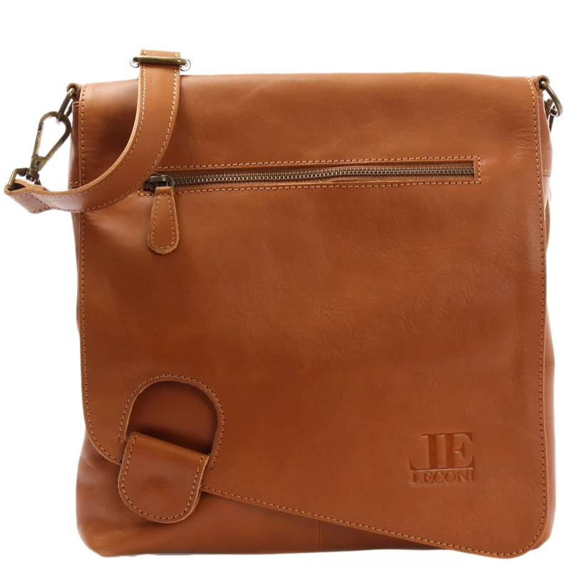 Umhängetasche Ledertasche Schultertasche Leder cognac LE3073