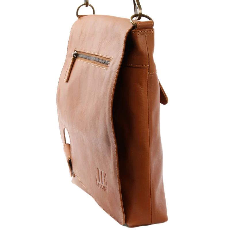 Umhängetasche Ledertasche Schultertasche Leder cognac LE3073