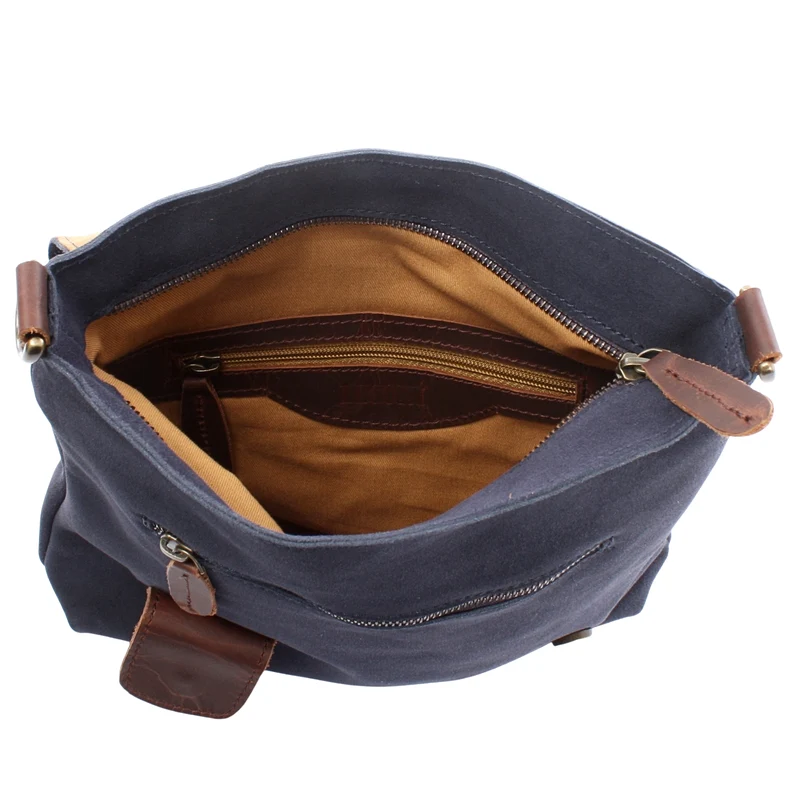 Umhängetasche Damentasche Wildleder Leder indigo blau LE3027