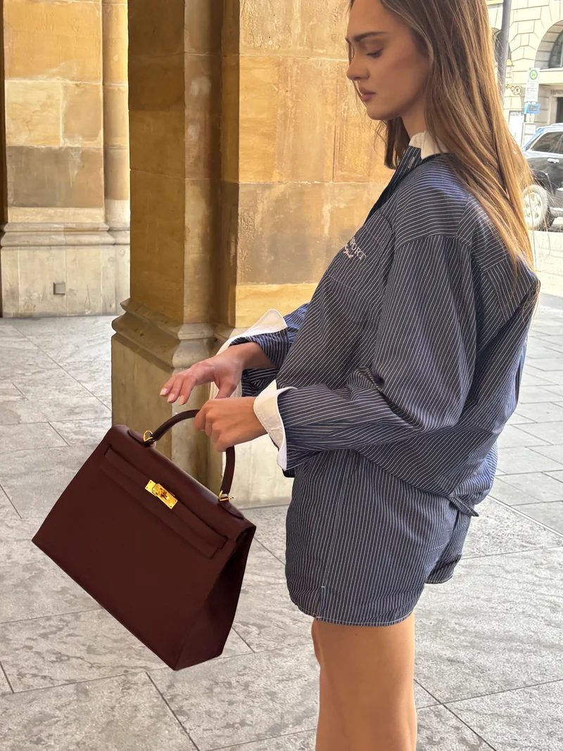 Hermès Kelly 32 Sellier Rot (Rouge H) Box Leder 2017
