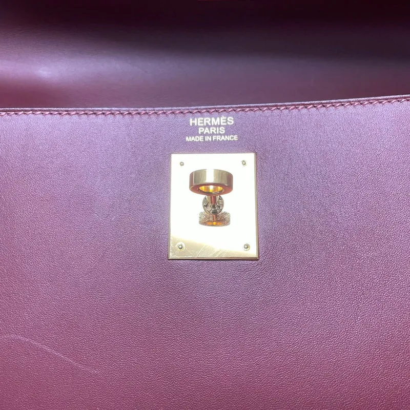Hermès Kelly 32 Sellier Rot (Rouge H) Box Leder 2017