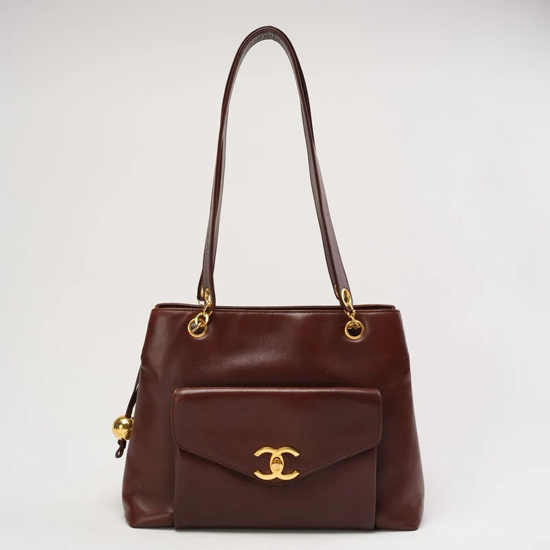 Chanel Vintage Timeless Tote, Burgunderrot, 1994