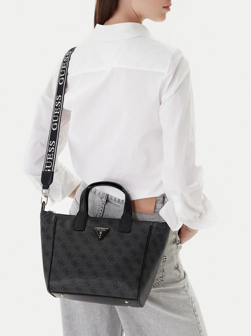 Guess FOLLIE SMALL TOTE Coal Logo