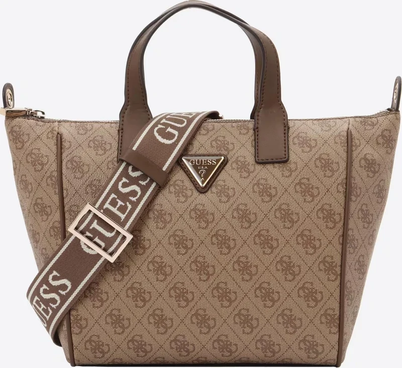 Guess FOLLIE SMALL TOTE Latte Logo Shopper mit Logo-Print