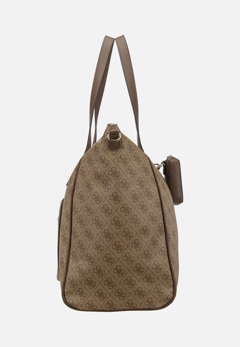 Latona Carryon Large Tote Latte Logo - Shopper