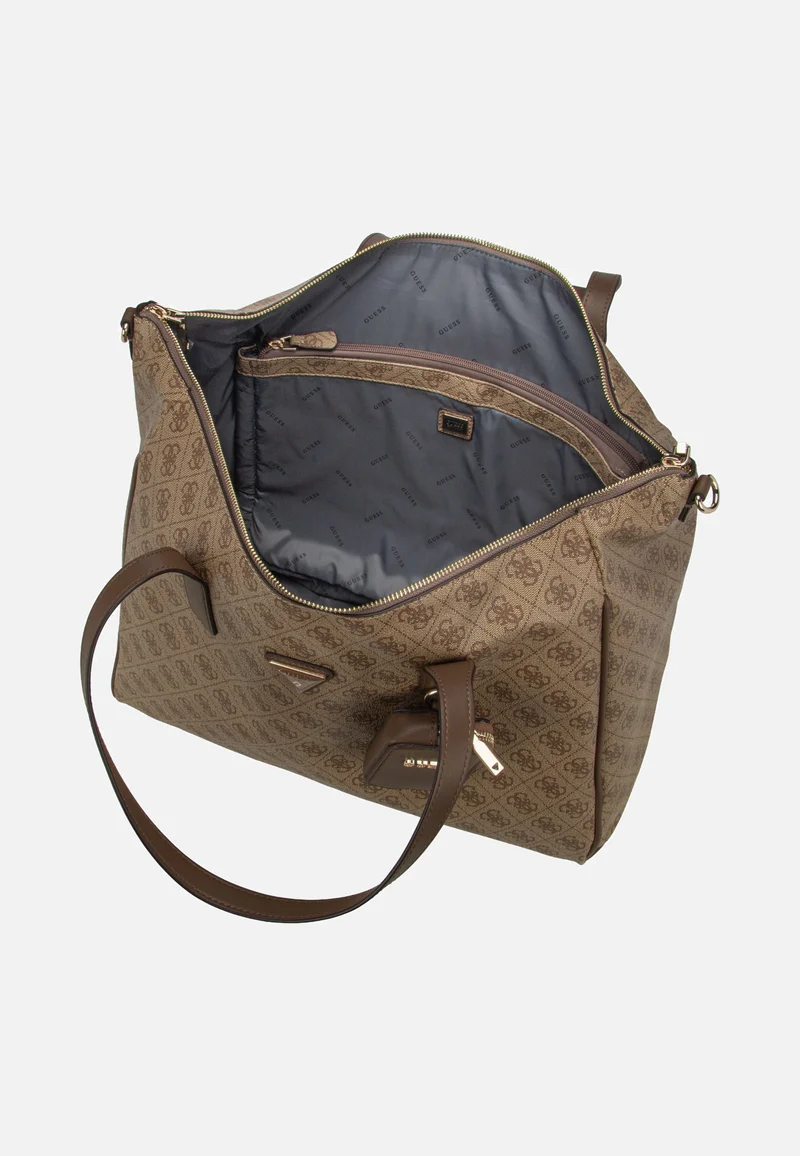 Latona Carryon Large Tote Latte Logo - Shopper