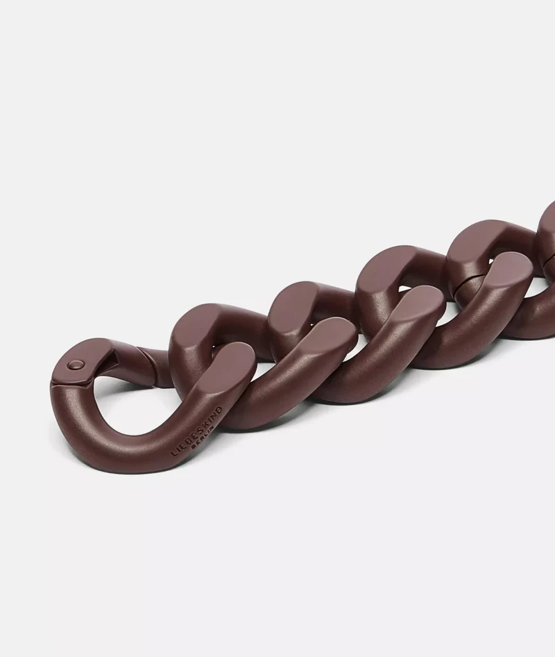 Liebeskind Berlin Schultergurts kurz STRAP 4 MILA CHAIN - Farbe: Chianti