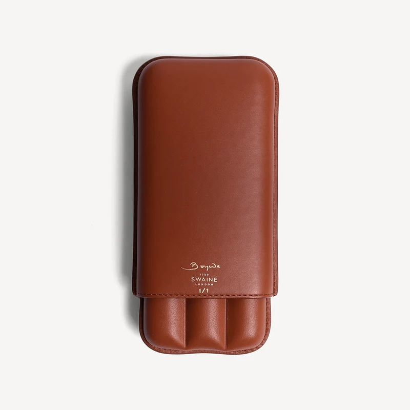 Limitierte Auflage Zigarrenetui – London Tan (handbemalt)