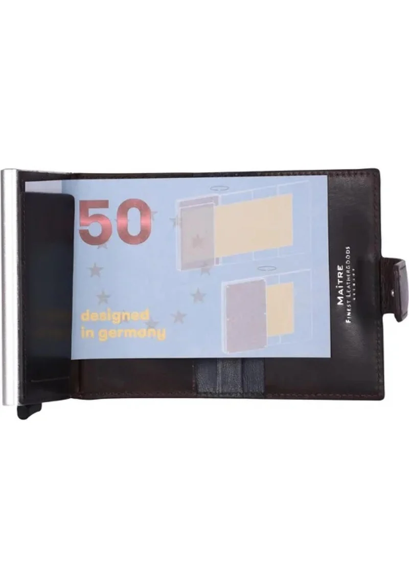 Maître BIRKHEIM Kartenhalter, RFID-Schutz, Leder d. braun