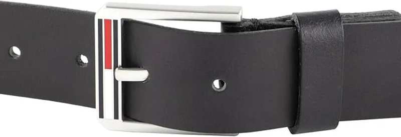 Tommy Hilfiger Gürtel TJM ESSENTIAL LEATHER Schwarz - Variante: 115 cm x 3,5 cm kürzbar