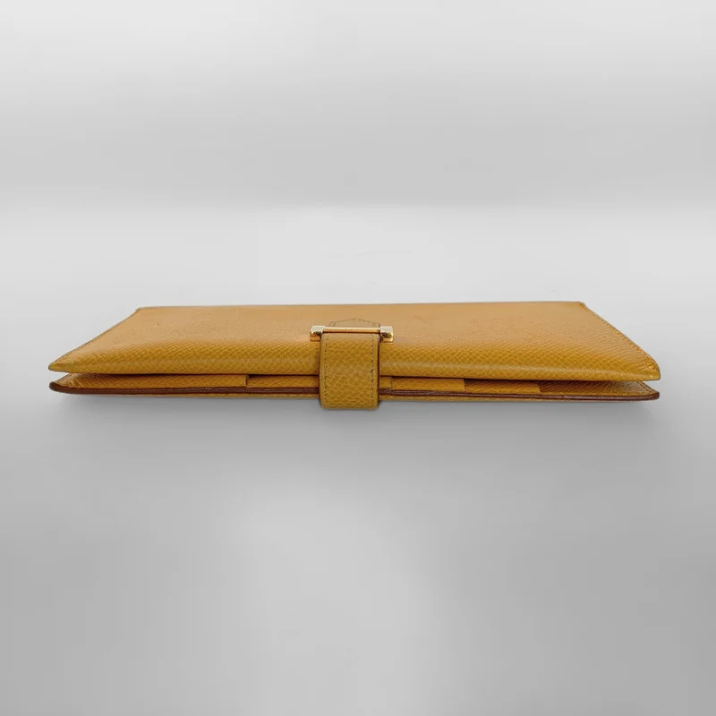 Hermès Bearn Geldbörse Epsom Leder