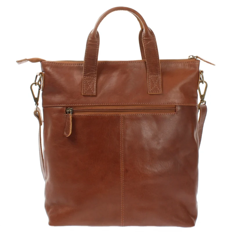 Damentasche Umhängetasche Henkeltasche Leder braun LE0068