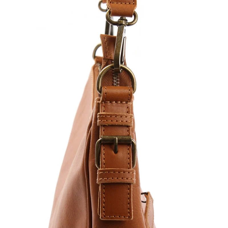 Schultertasche Ledertasche Handtasche Leder cognac LE0063