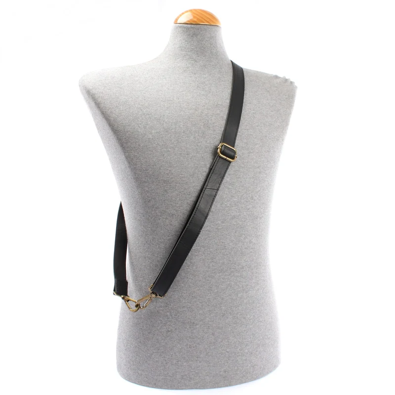 Trageriemen Leder 150cm schwarz LEC-R7