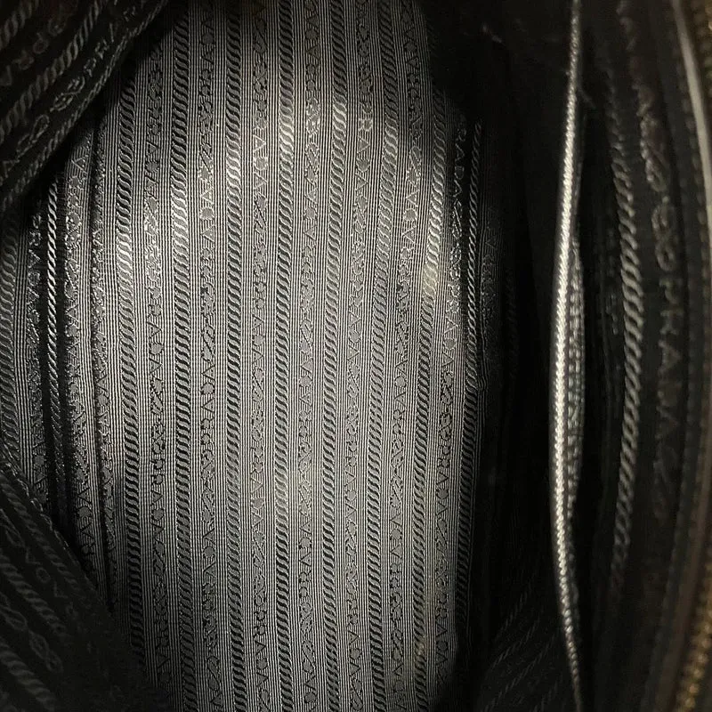 Prada Saffiano Medium Galleria Zip Tote Leder Schwarz