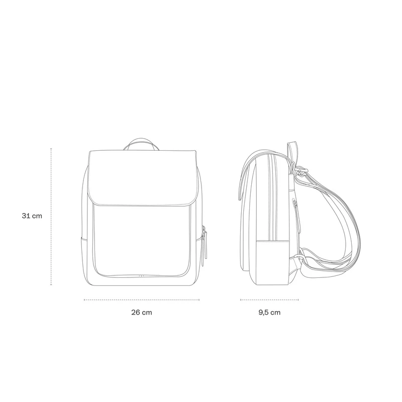 Kapten & Son Rucksack Tromso 6L 11 Zoll Small 2.0 Cream Black